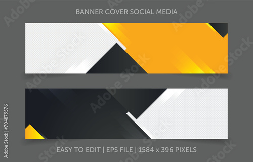 Banner design template vector design for social media cover
