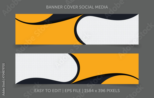 Banner design template vector design for social media cover