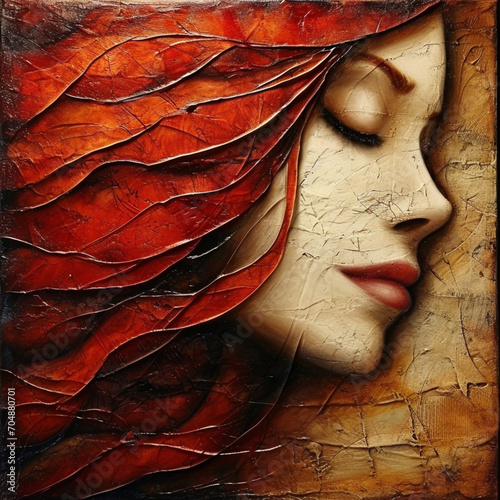 Woman illustration - AI Generative