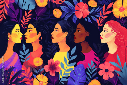 Women day - Women illustration - AI Generative