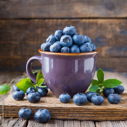 Blueberry Bonanza: A Summery Treat in a Bowl photo