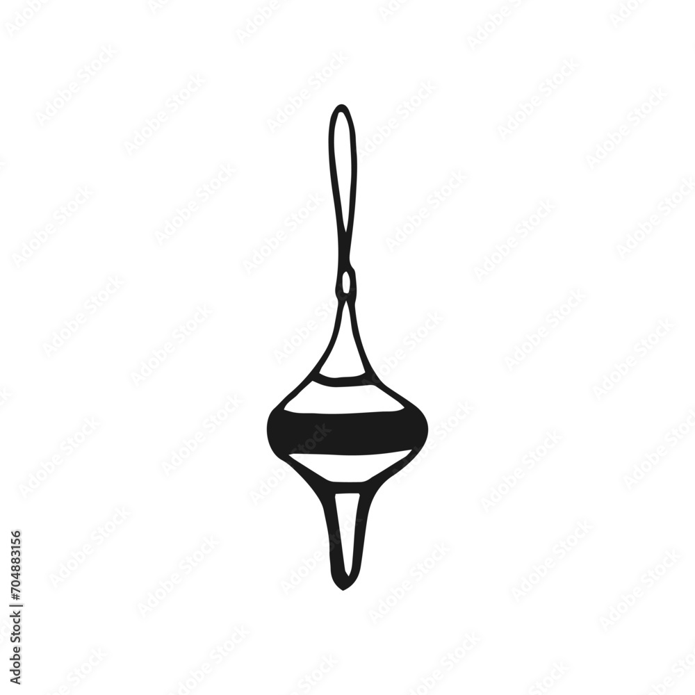 Christmas baubles. Decoration isolated elements. Hand drawn vector illustration. Christmas baubles. Decoration isolated elements. Hand drawn vector illustration.