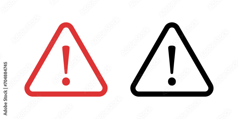 hazard warning signs black and red triangle vector design hazard warning signs black and red triangle vector design