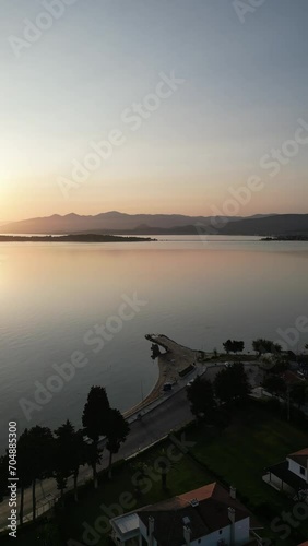 Views from a small sea town Urla Cesmealti izmir gelinkaya. High quality FullHD footage photo