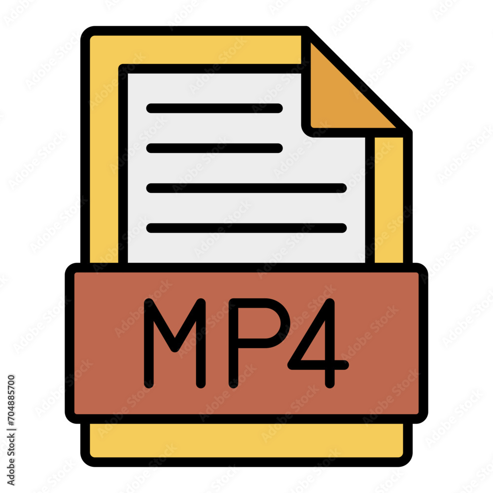Mp4 Icon Mp4 Icon