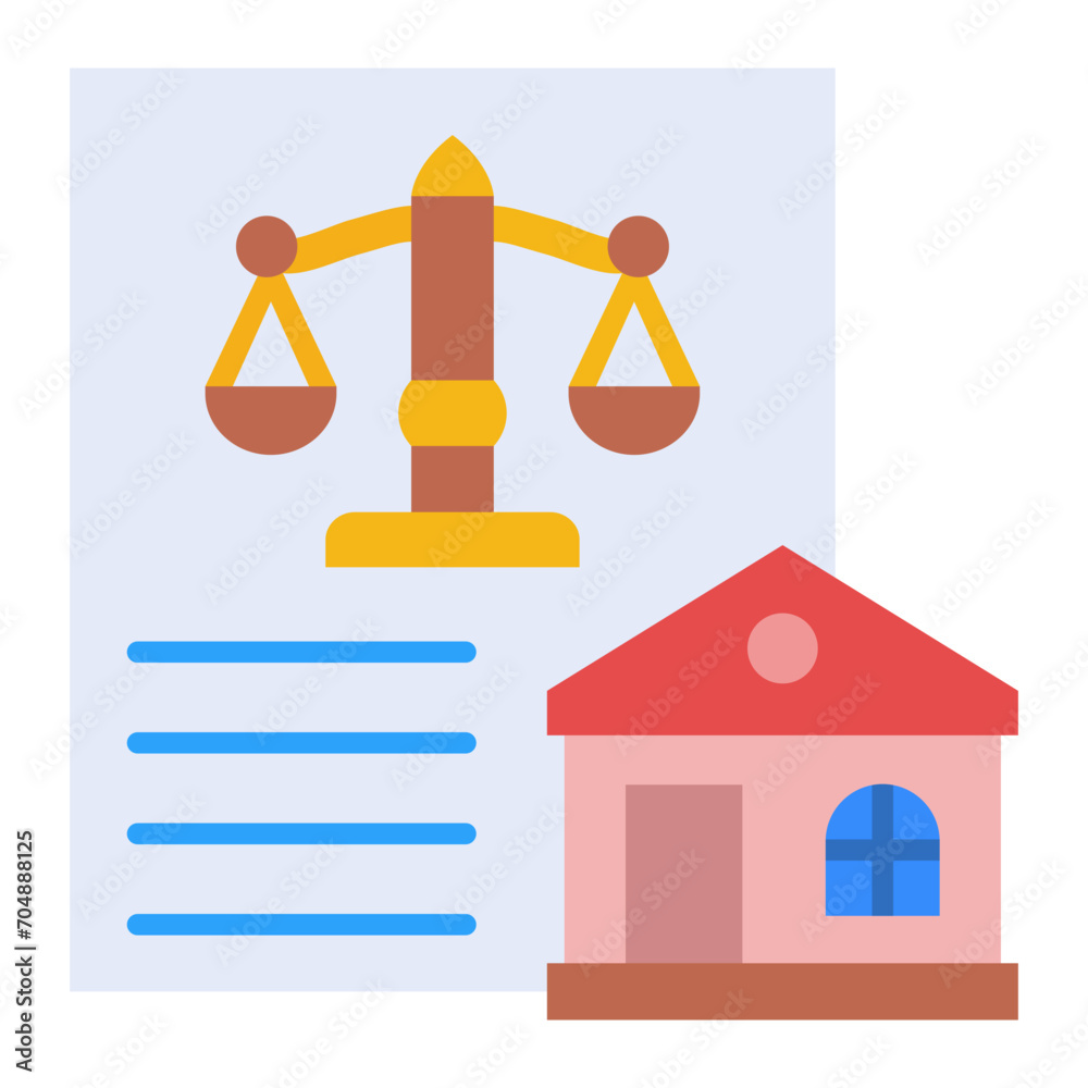 Property Law Icon Property Law Icon