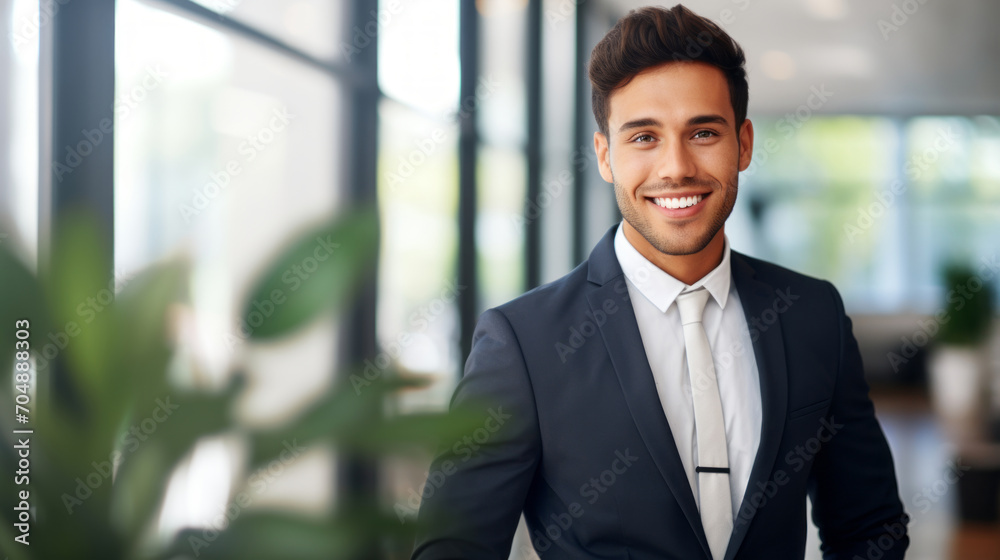 Young caucasian businessman smiling happy standing at the city. Young caucasian businessman smiling happy standing at the city.