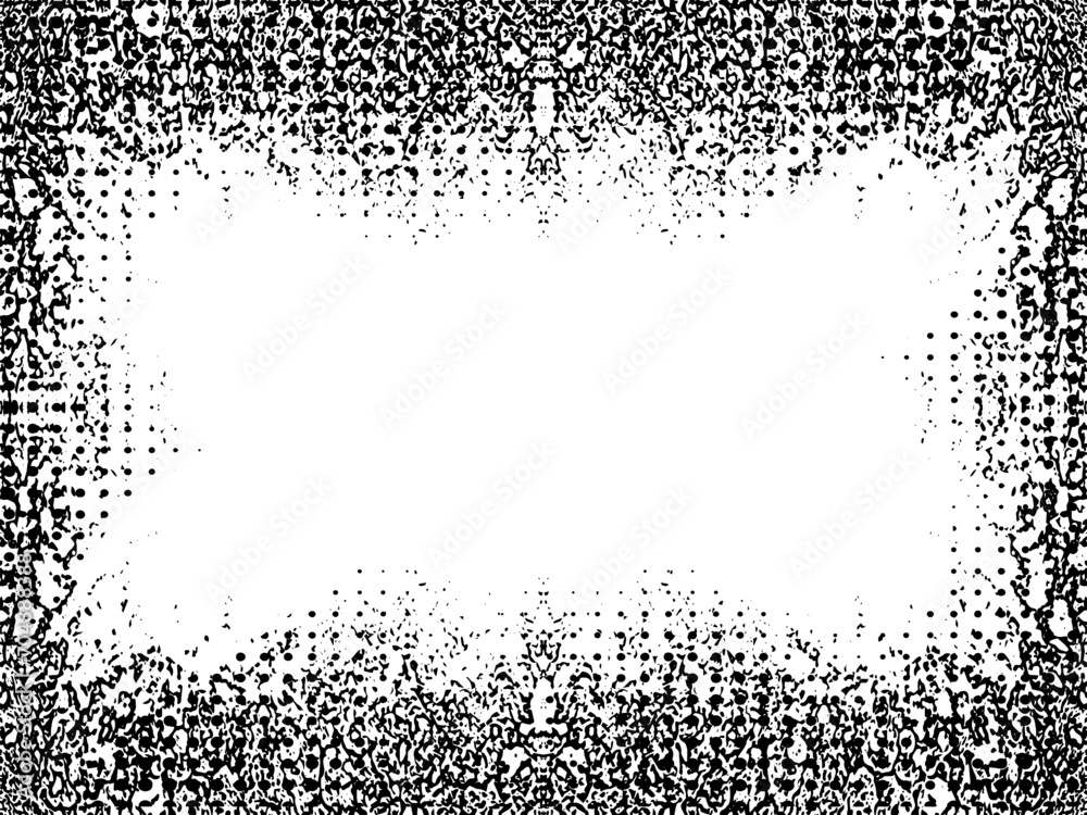 black and white halftone frame on a white background, grunge border with dot effect , black and white background with frame, black and white halftone frame on a white background, grunge border with dot effect , black and white background with frame,