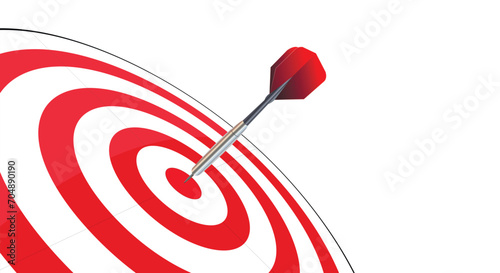 Target, darts. Success business concept. Creative idea on a white background. copy space. © Iryna