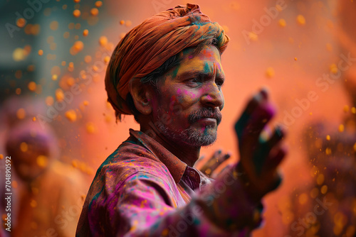 Holi Celebration - Immersed in Colors