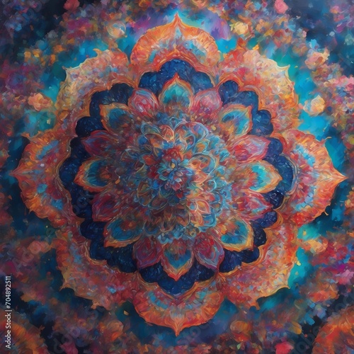 Vibrant Mandala Delight