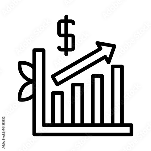 Growth Line Icon