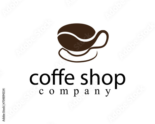 coffeshop logo design template