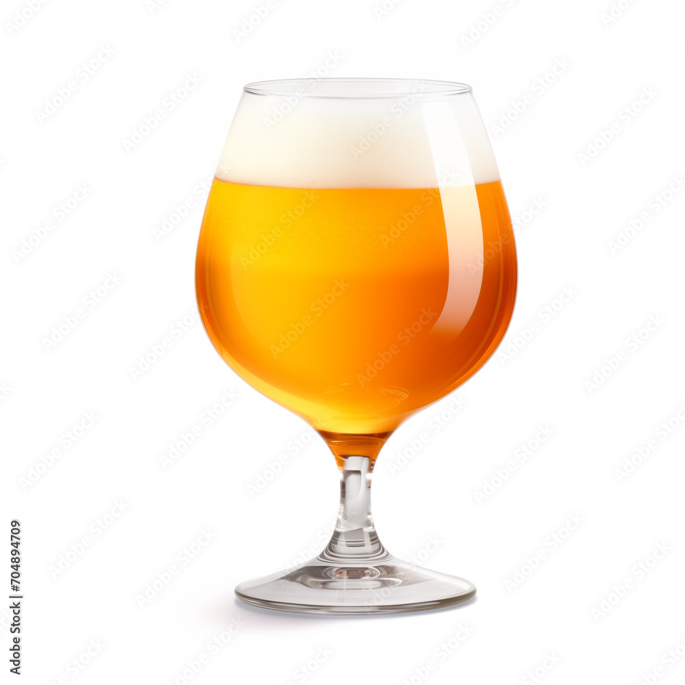 Beer in a stout glass on a white background. Mugs with drink like Ipa, Pale Ale, Pilsner, Porter or Stout Beer in a stout glass on a white background. Mugs with drink like Ipa, Pale Ale, Pilsner, Porter or Stout