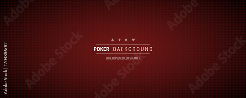 Red background for Poker or Casino. Vector template for your design.