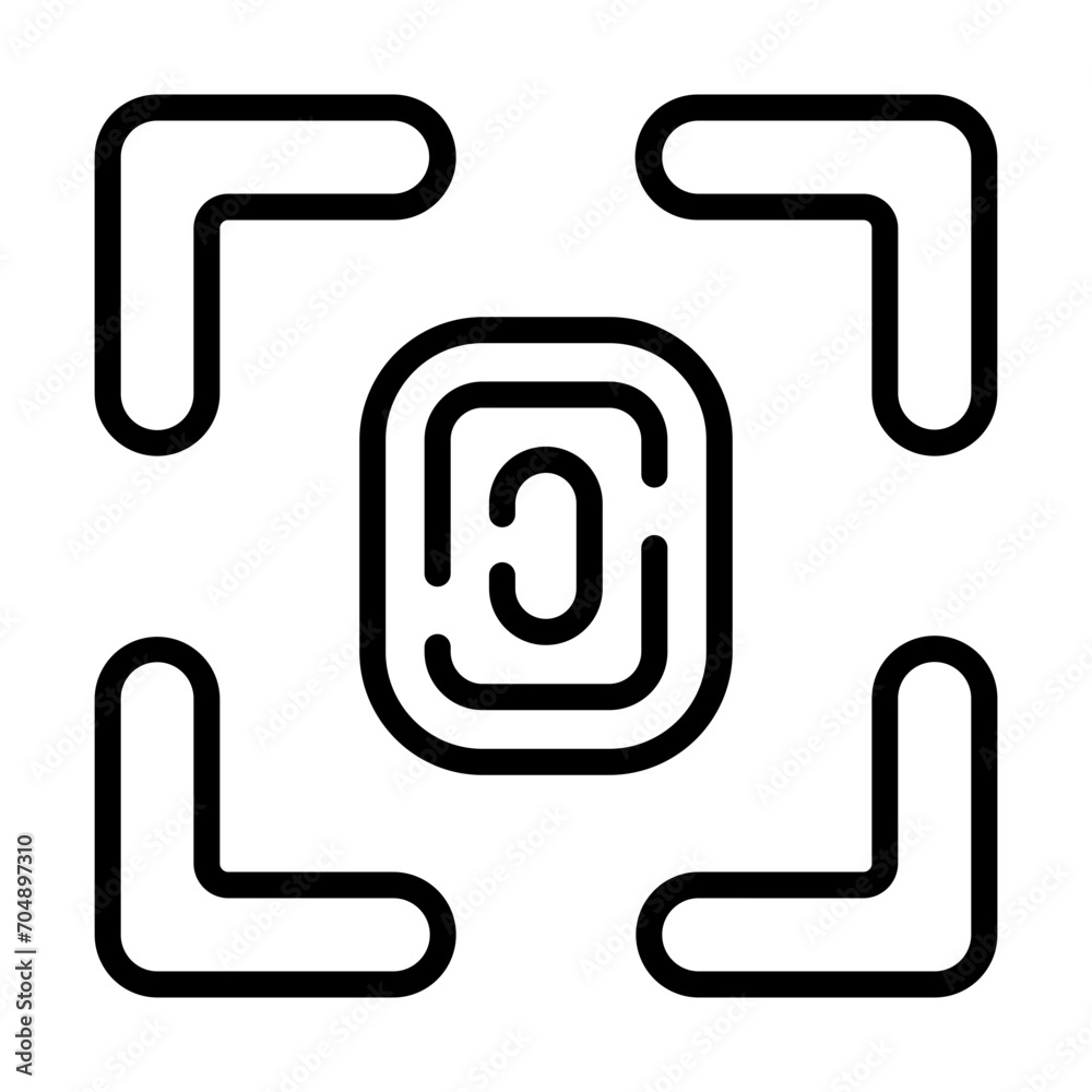 FingerprintLine Icon FingerprintLine Icon