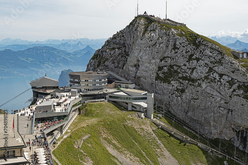 Pilatus-Kulm. Luzern, Schweiz
