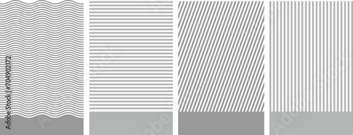 Frosted design for glass and wall graphics. Glass graphics design for Office, Train stations, Supermarket, Store, Shop, Mall, Boutique, and Home glass partitions. Wave, Bars, Strips Vector 