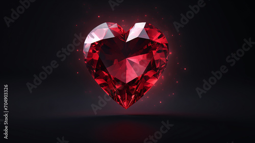 Valentines Day heart background