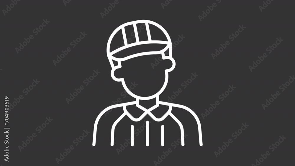 Gridiron rules animation set. American football white line animation library. First down maker. Football trophy. Black illustrations on white background. HD video with alpha channel. Motion graphic Gridiron rules animation set. American football white line animation library. First down maker. Football trophy. Black illustrations on white background. HD video with alpha channel. Motion graphic