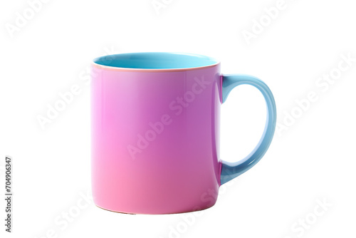 Experiencing Color Changing Mugs Isolated On Transparent Background