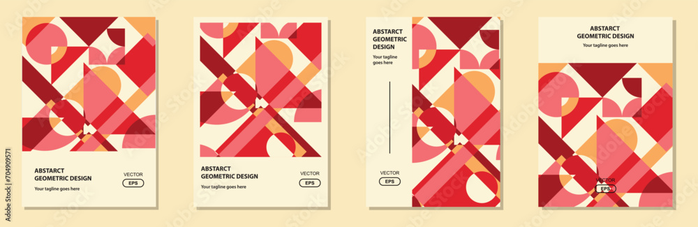 Red Geometric Abstract Red Geometric Abstract