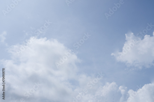 blue sky with cloud, Cloud Background