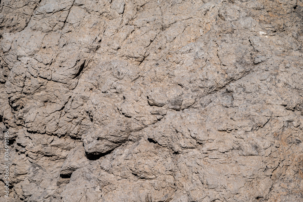 Rough texture of a natural rock at Isola delle Femmine, Italy