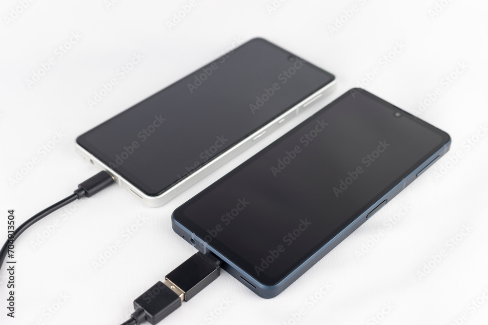 スマートフォンのデータ移行のイメージ スマートフォンのデータ移行のイメージ