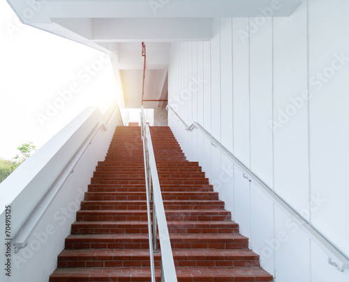 The staircase divided into up and down sides © xy