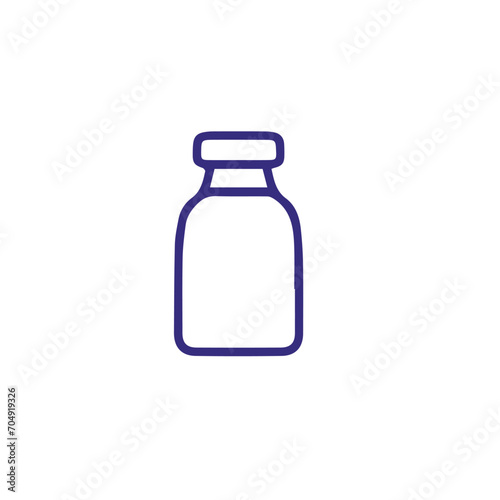 Dairy products line icon vector design , milk icon vector