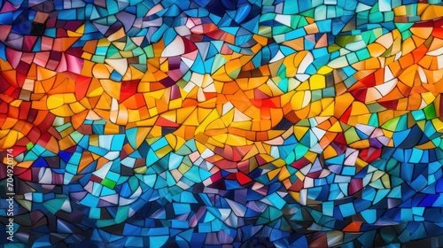 abstract colorful glass background christian churge mosaic window