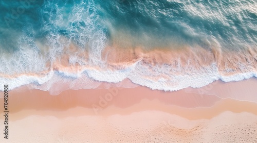close up of beach with pink sand