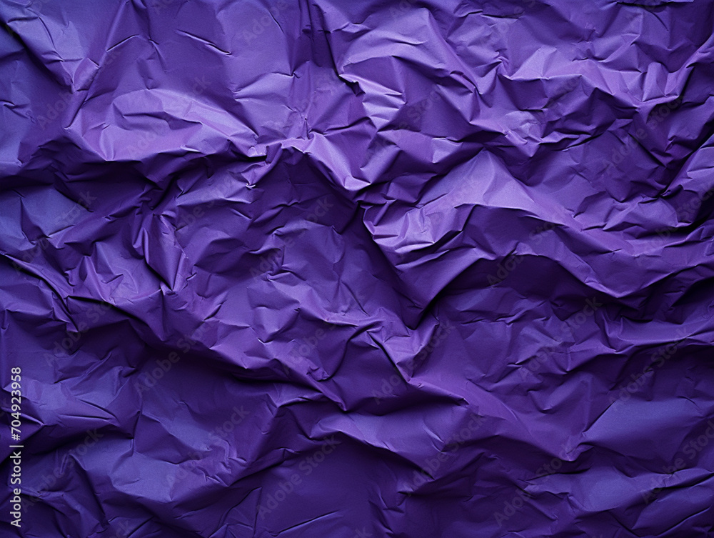 Purple color crumpled paper texture background - ai generative Purple color crumpled paper texture background - ai generative