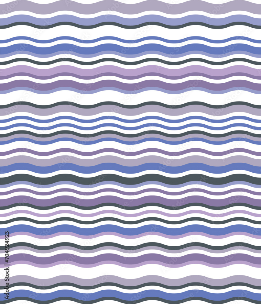 Striped seamless pattern of wavy lines in boho style in pastel retro colors. Vector image Striped seamless pattern of wavy lines in boho style in pastel retro colors. Vector image