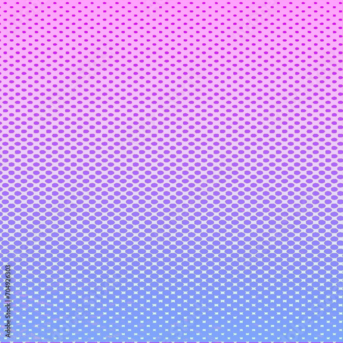 Pink and blue dot pattern square background, Usable for social media, story, banner, poster, Advertisement, events, party, celebration, and various graphic design works