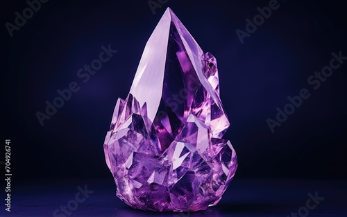 Amethyst Purple Gemstone.