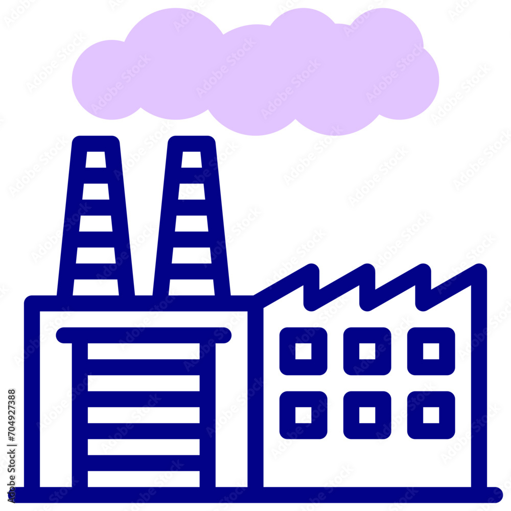 factory vector icon