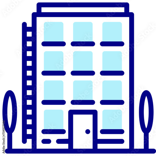 housing society vector icon
