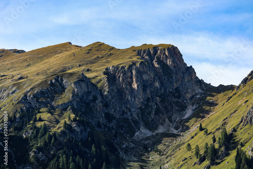 Mountain from Braies Lake