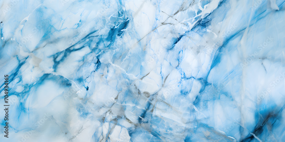 Obraz premium High resolution blue and white marble texture for interior or exterior design.