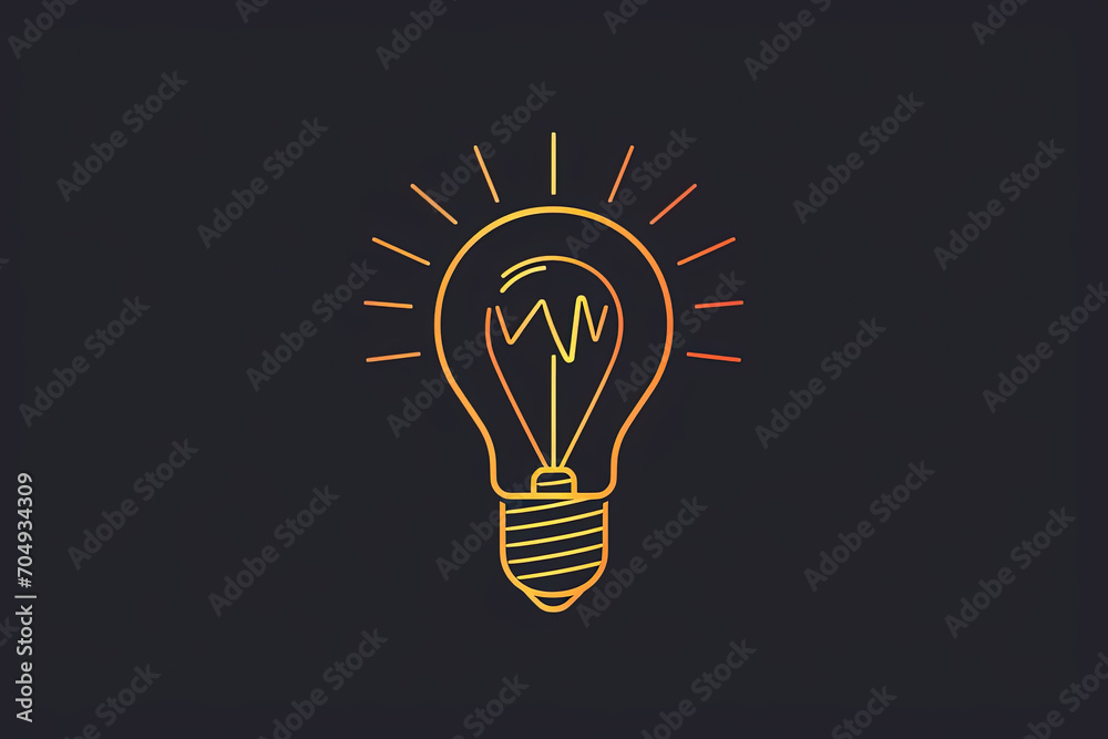 Beautiful and unique light bulb logo. Beautiful and unique light bulb logo.
