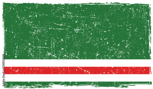 Grunge flag of Chechen Republic of Ichkeria photo