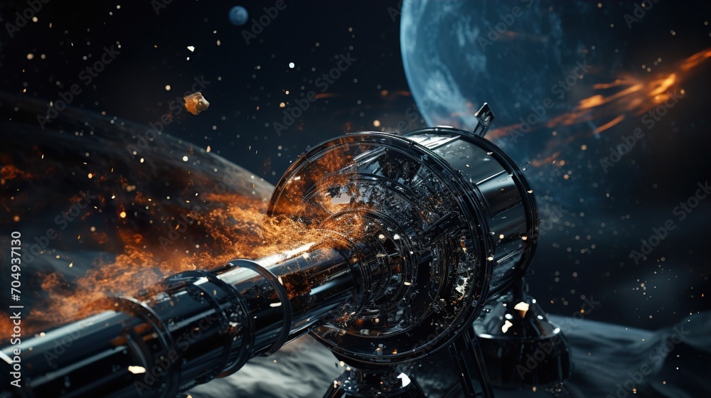 spaceship and space spaceship and space