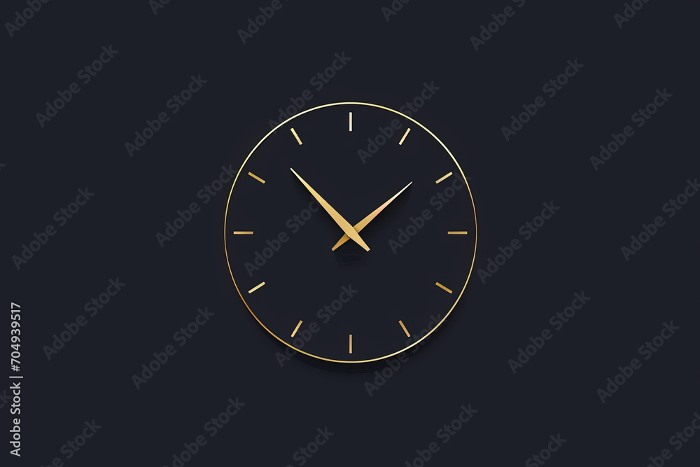 Elegant and unique clock logo. Elegant and unique clock logo.