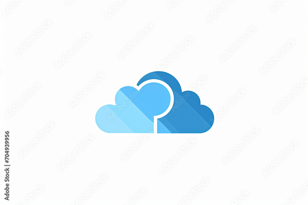 Elegant and unique cloud logo. Elegant and unique cloud logo.