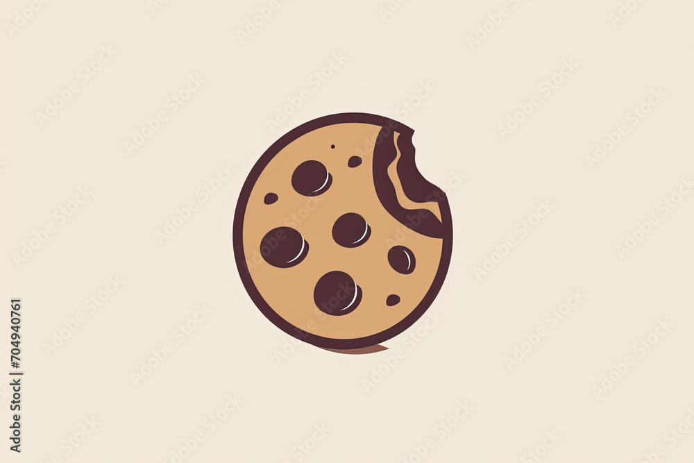 Elegant and unique cookie logo. Elegant and unique cookie logo.