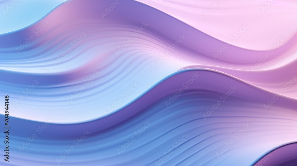 Fototapeta premium 3D-rendered waves ripple across the canvas, offering a sense of depth and movement