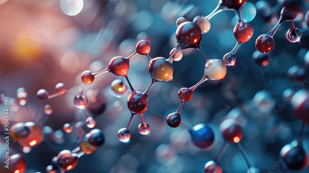 Science Molecule, Molecular DNA Model Structure Science Molecule, Molecular DNA Model Structure