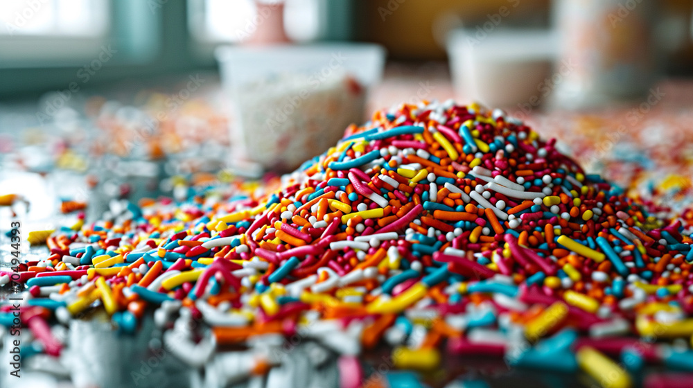 Obraz premium close up of colorful beads
